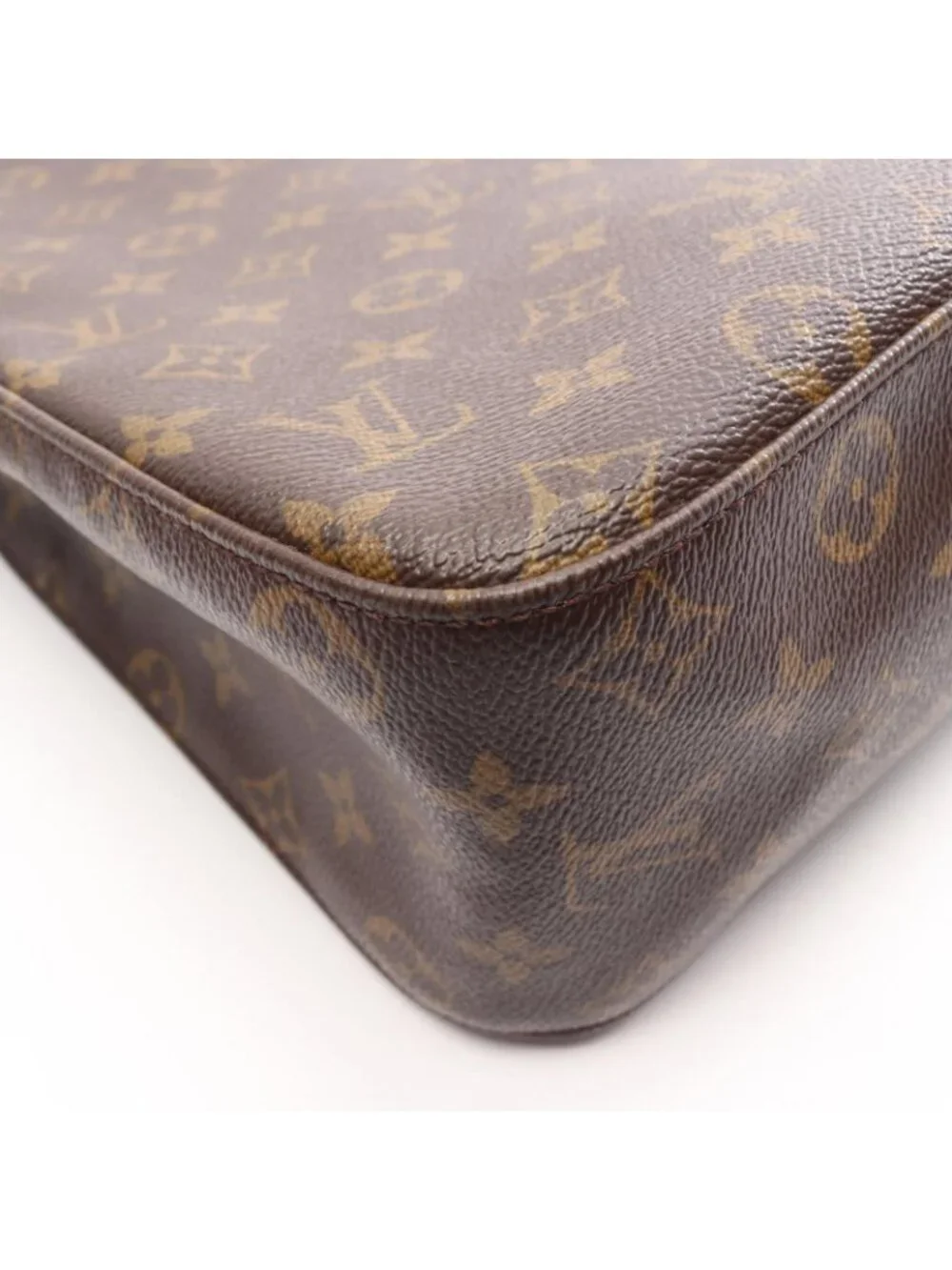 Louis Vuitton Shoulder Bag Looping GM Monogram Canvas Leather